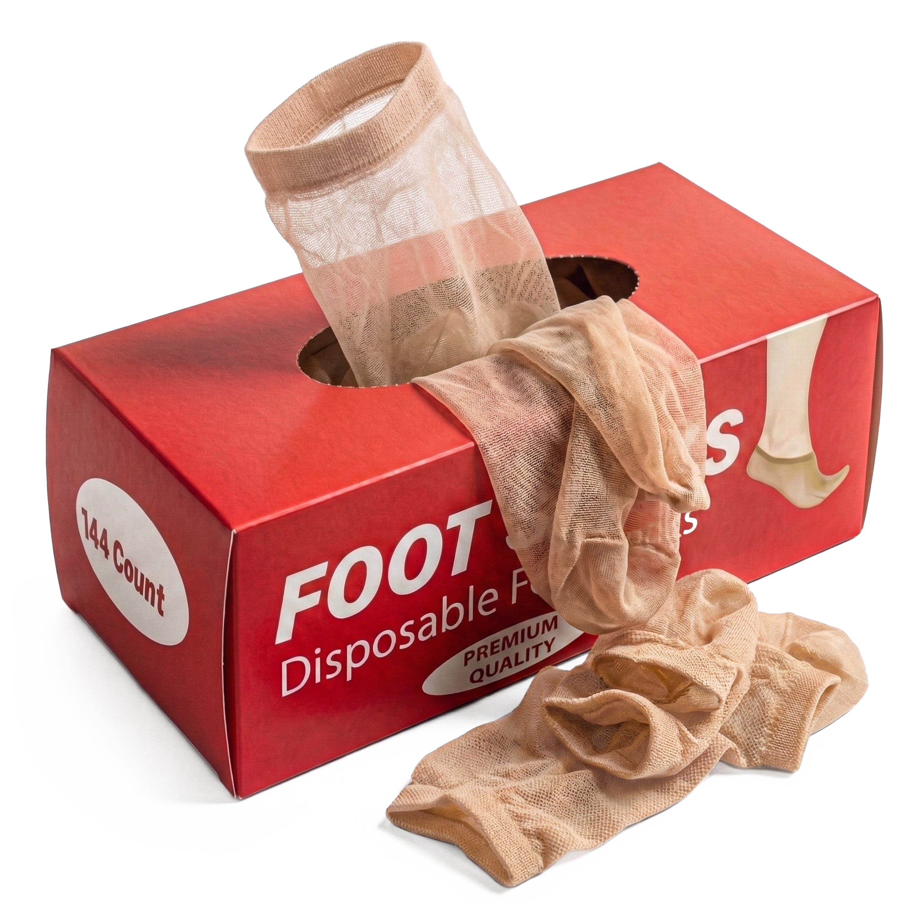Leather Hero Disposable Try On Socks 144 Pieces Foot Hygiene product